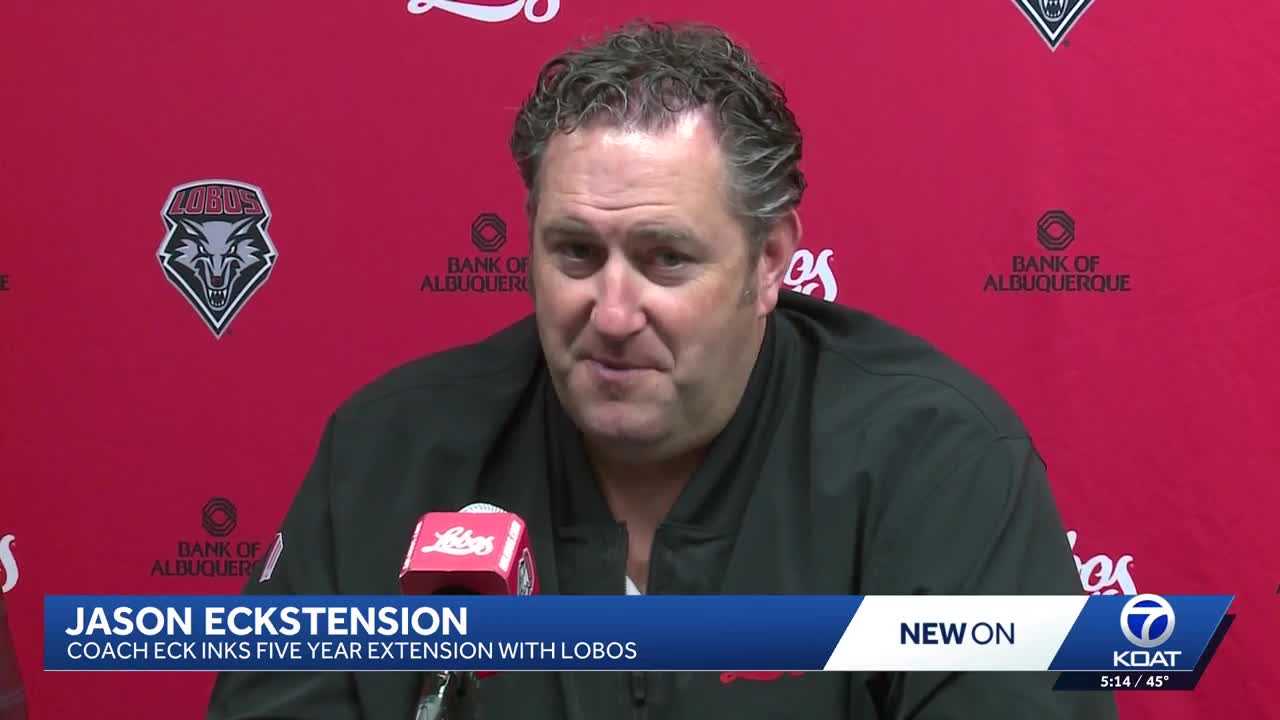 Jason Eck signs 5-year extension with UNM
