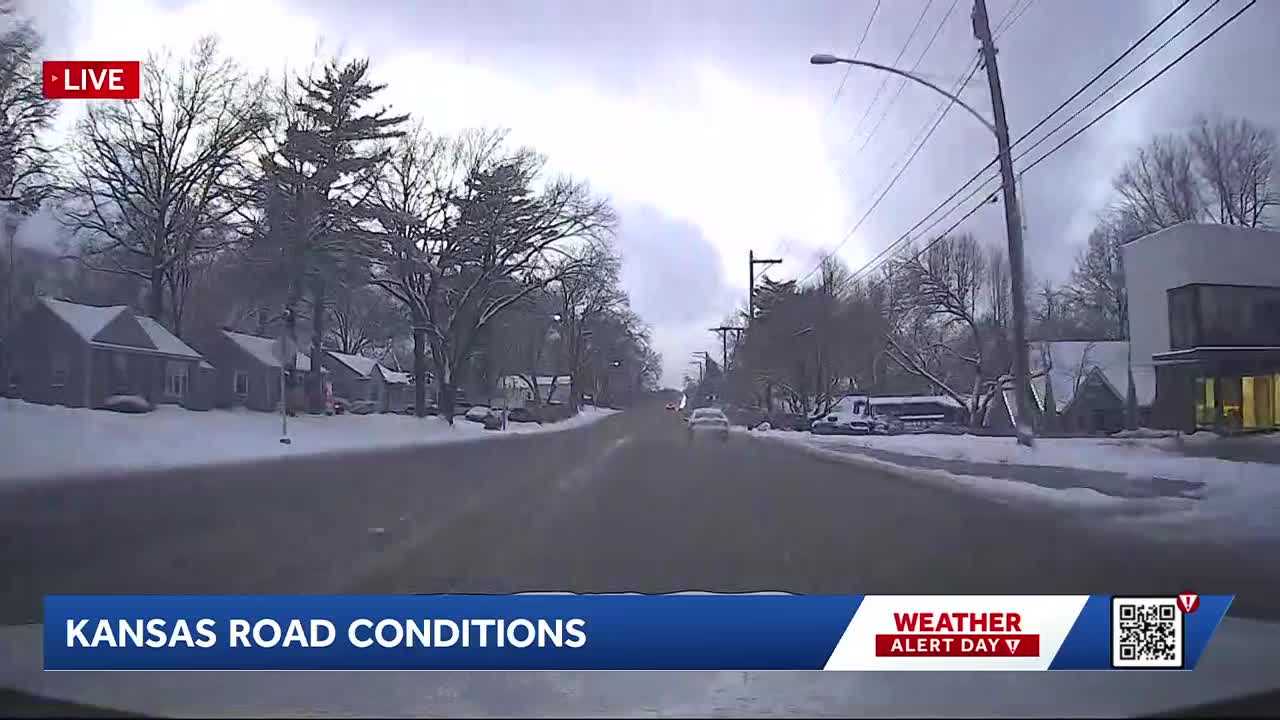 'Use caution': Crews work to clear snow-covered roads around Kansas City