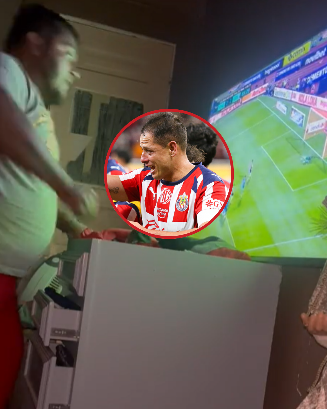Aficionado de Chivas rompe su pantalla tras penal fallado por ...