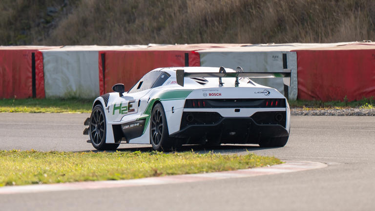 This hydrogen-powered V6 racecar is here to save the combustion engine