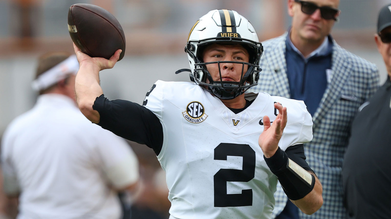 Vanderbilt football QB Diego Pavia reveals role in flipping 5-star QB ...
