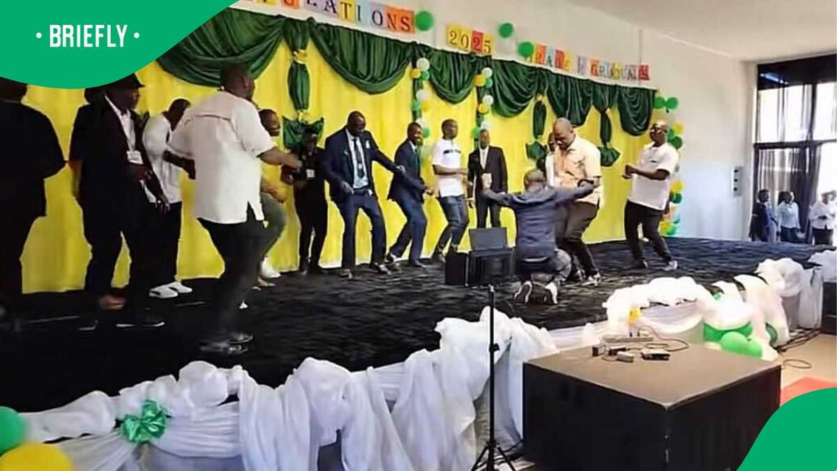Dads light up Grade R graduation stage with heartwarming dance, leaving ...