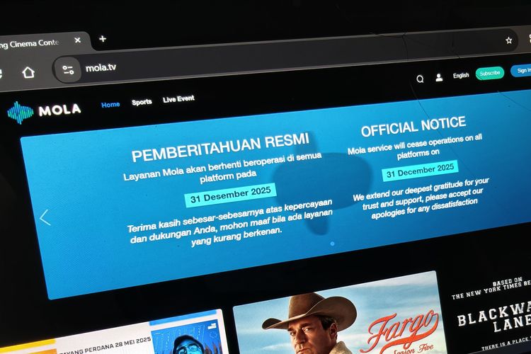 Mola TV Berhenti Beroperasi 31 Desember 2025