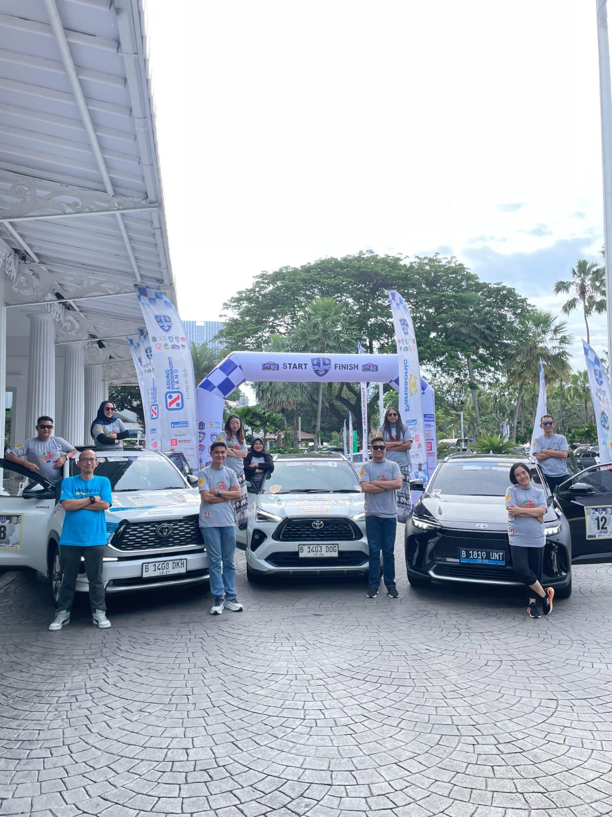 Andalkan Mobil Listrik dan Hybrid Toyota, SSRT Juarai City Rally Final Round 2025