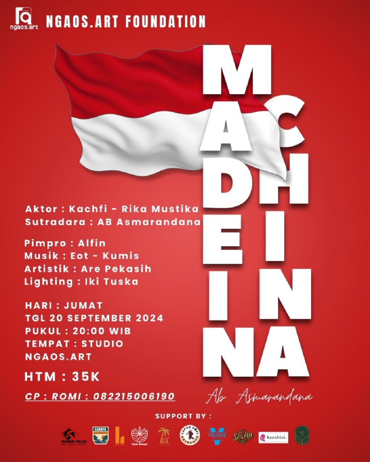 Ngaos Art Tasikmalaya ke Jakarta: "Buat Tangan Tiongkok" dan Cerita Ayah yang Dinantikan