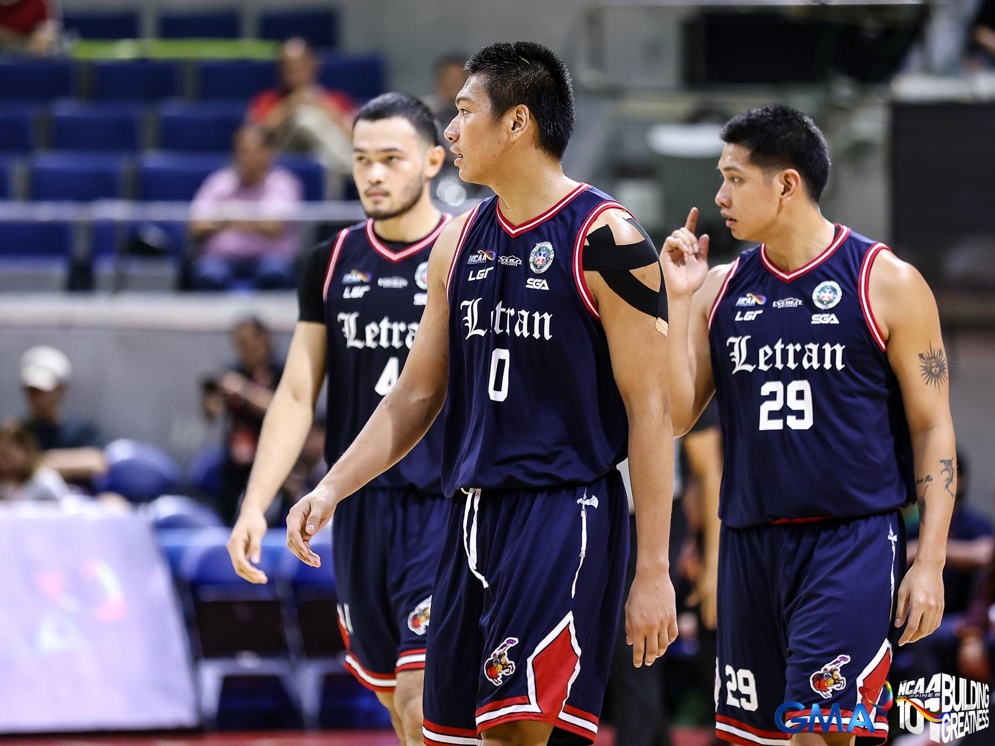 NCAA: Letran staves off Perpetual comeback, moves on cusp of finals return