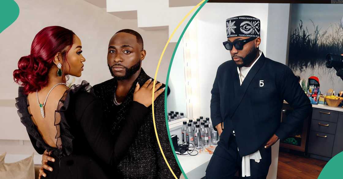 Davido lambasts troll who attacked his wife Chioma, netizens react ...