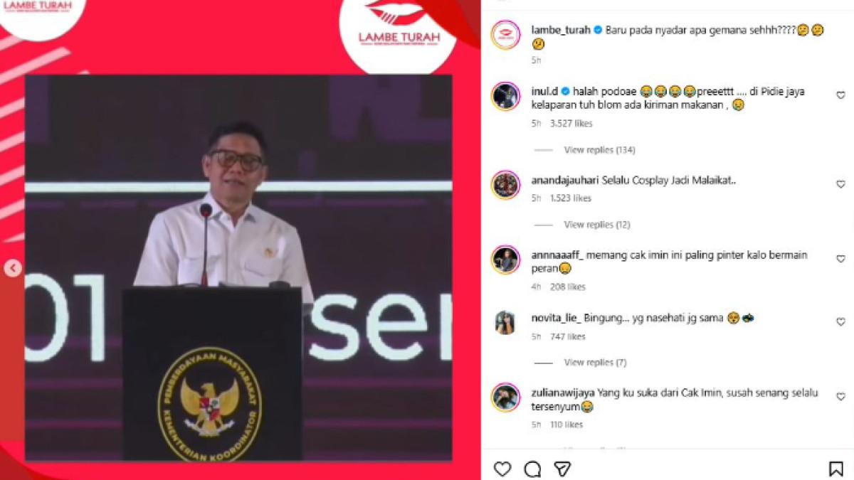 Cak Imin Ajak Raja Juli dan Bahlil Taubat Akibat Banjir, Inul: Halah Podo Ae Pret