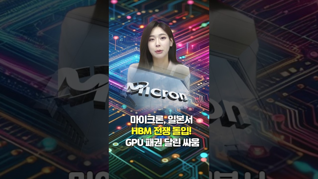 마이크론 HBM 전쟁 관련 영상 캡처