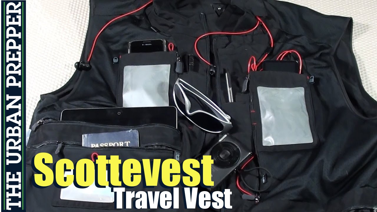 Scottevest travel vest reviewed for ultimate prepper mobility