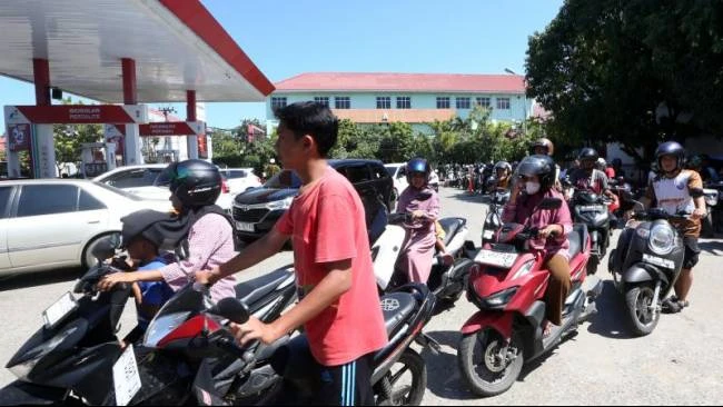 Stok BBM Banda Aceh Aman, Antrean SPBU Akibat Gangguan Listrik