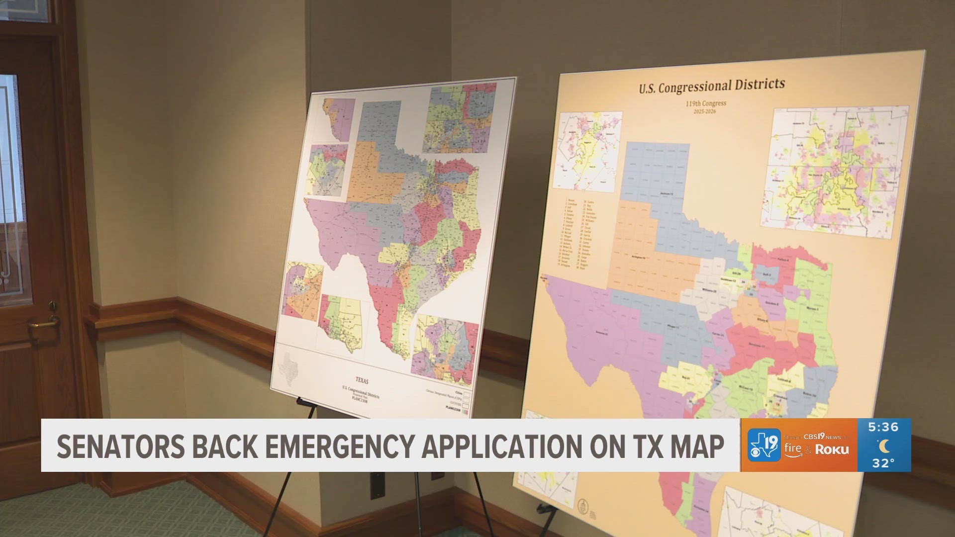 Senators back emergency application for Texas redistricting map