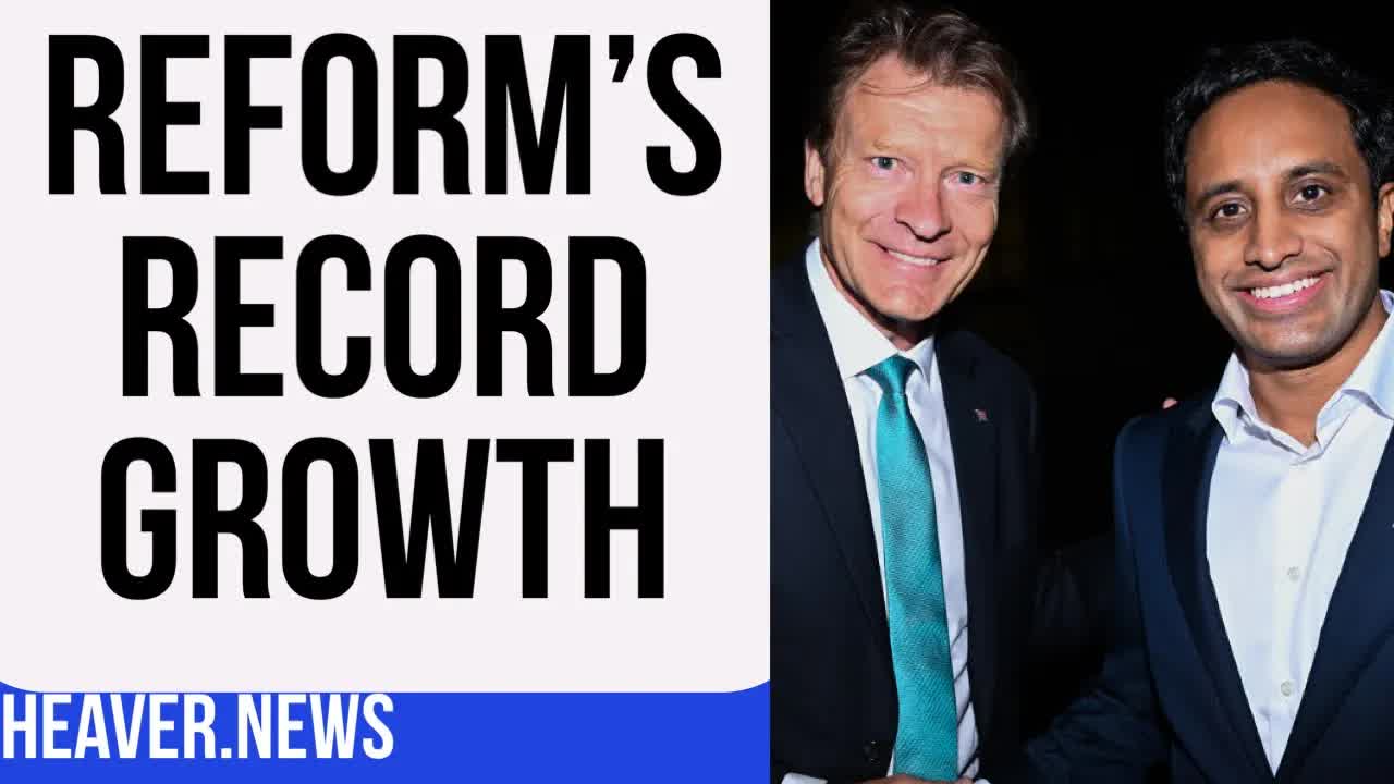 Reform UK: Membership surges past Conservatives?