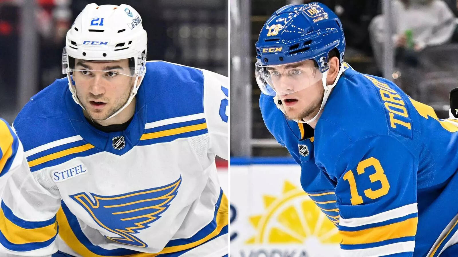 NHL Alexey Toropchenko and Jimmy Snuggerud Injury Updates: St. Louis ...