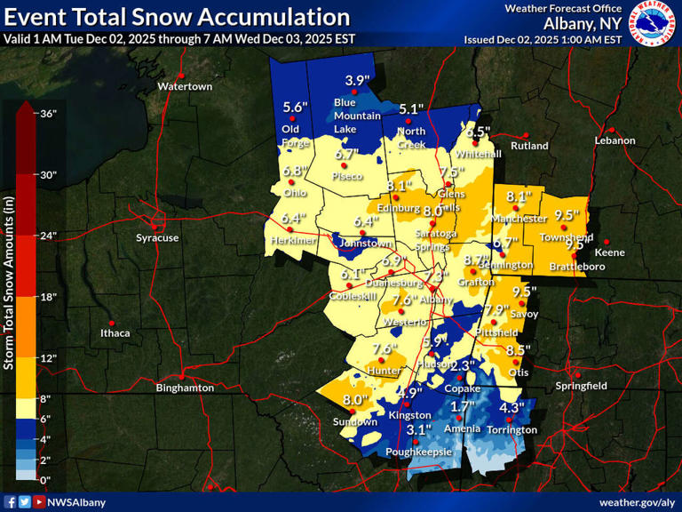 Here's how much snow you can expect