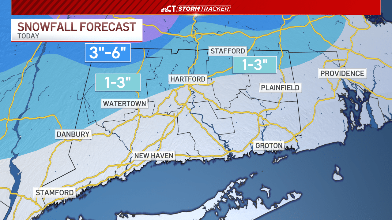 Wintry mix of snow and rain for Tuesday