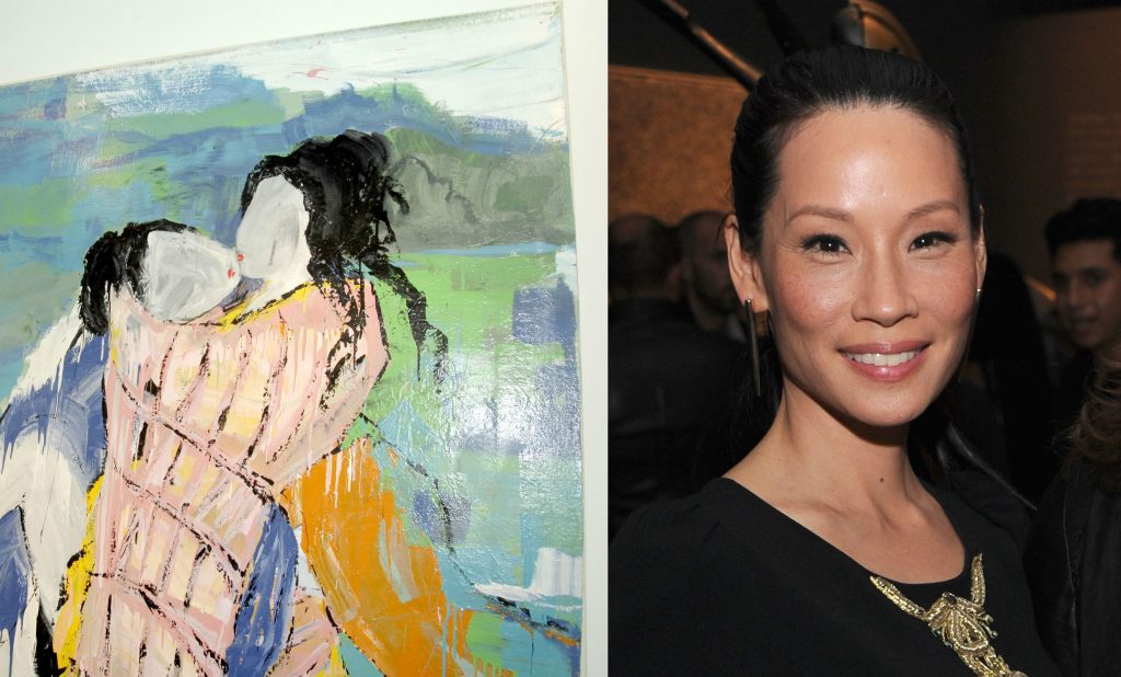 Yes, Lucy Liu really does create lesbian art and we’re completely