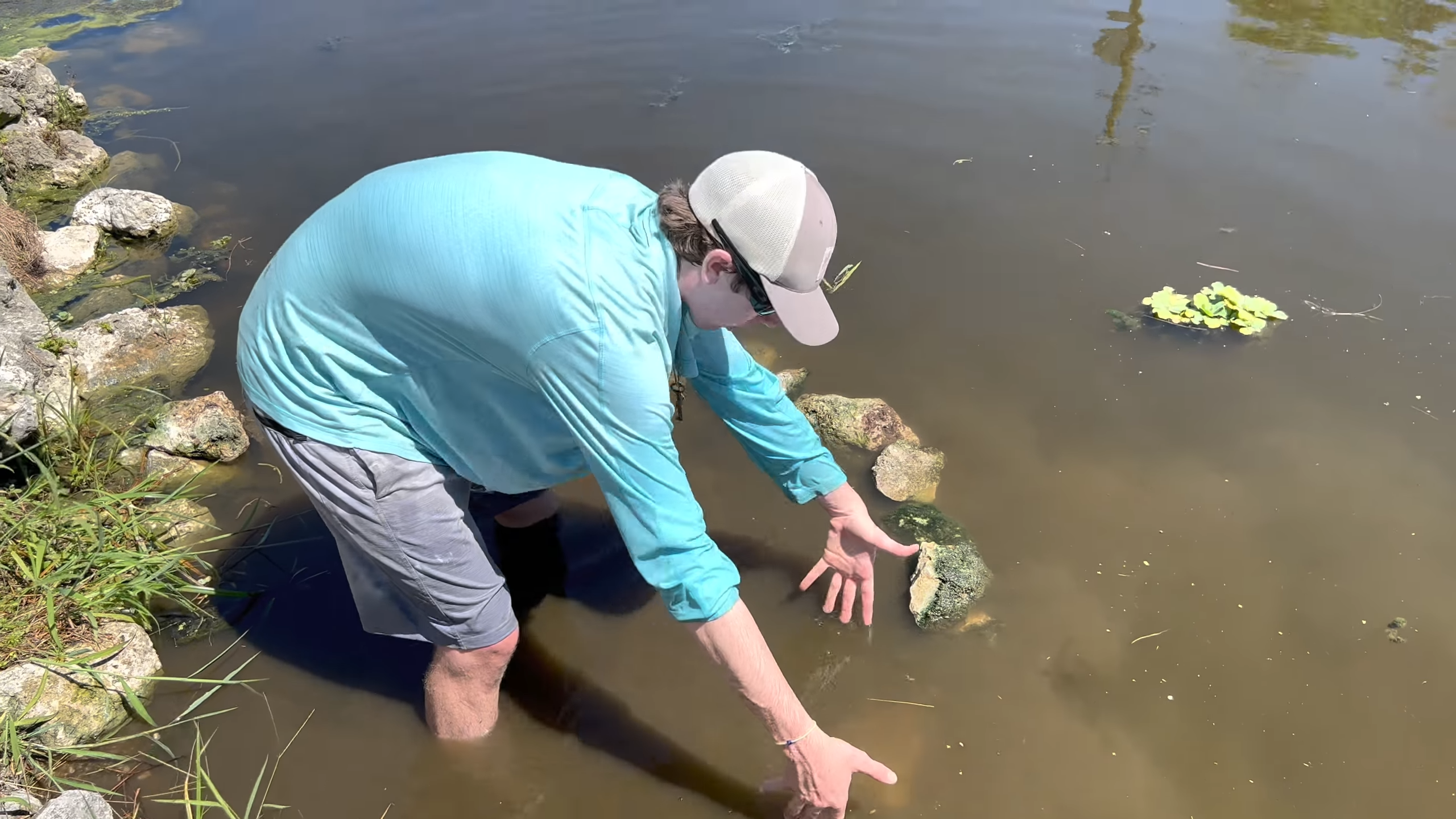 I built a massive primitive fish trap