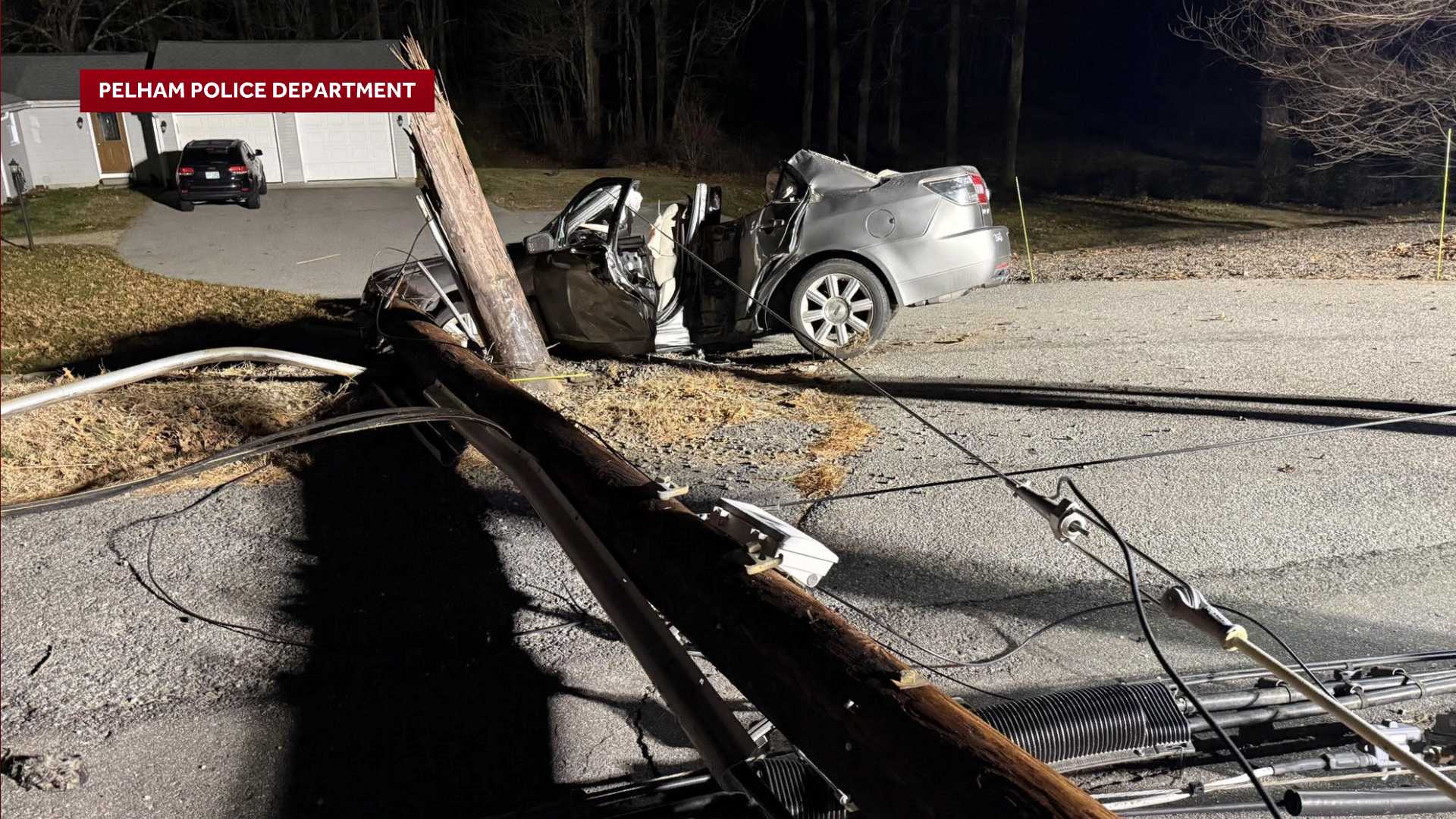 Driver killed after crashing into utility pole on Keyes Hill Road in ...