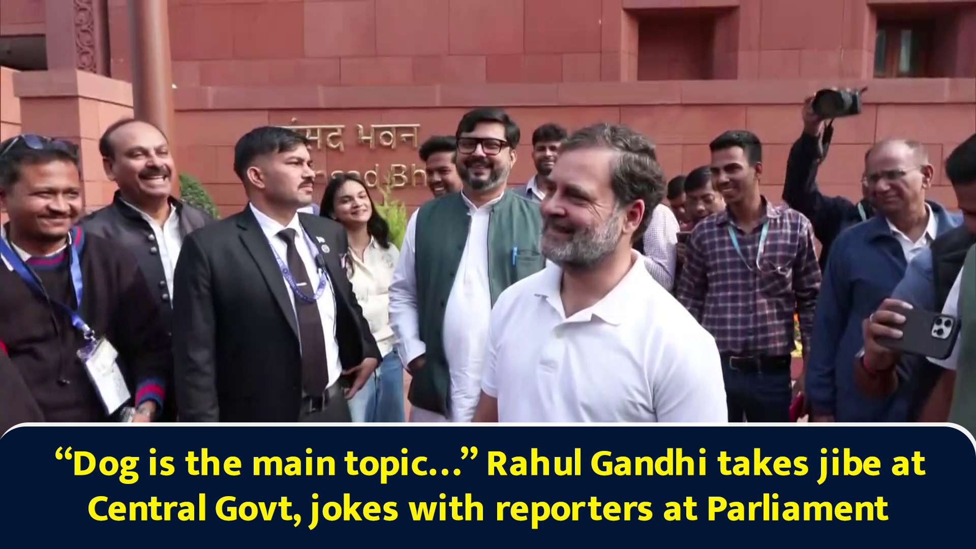 “Dog is the main topic…” Rahul Gandhi takes jibe at Central Govt, jokes(00)