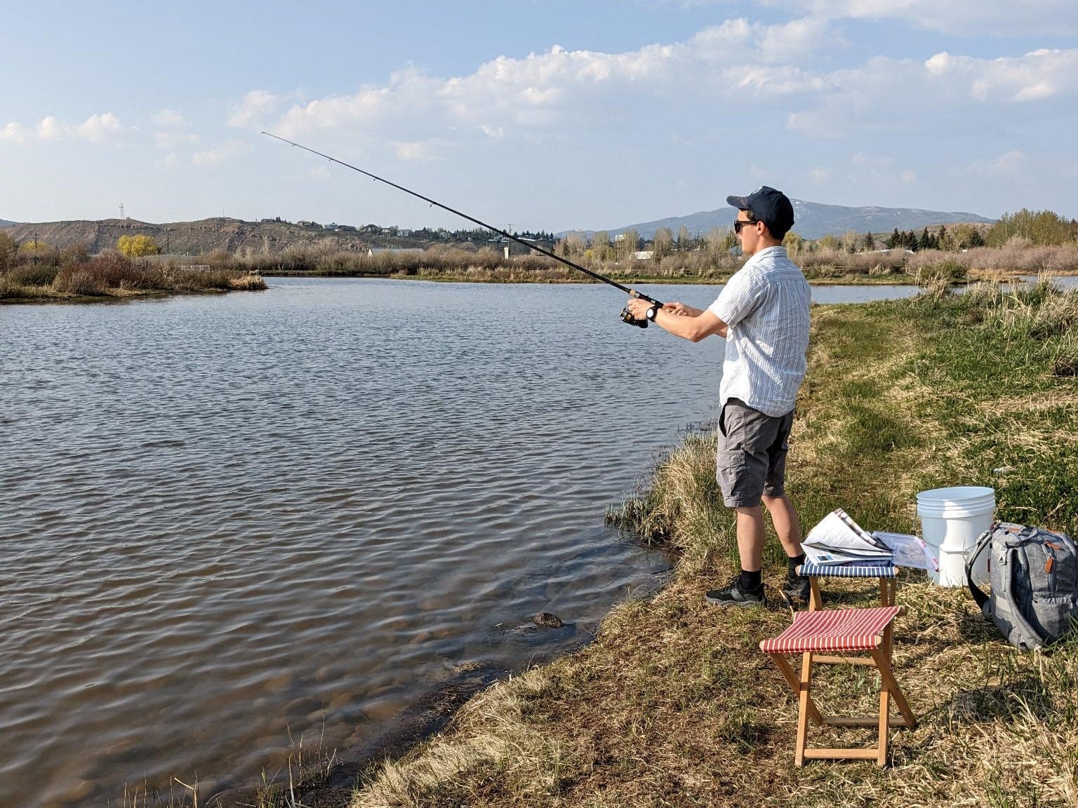 Author Christian Allred fishing