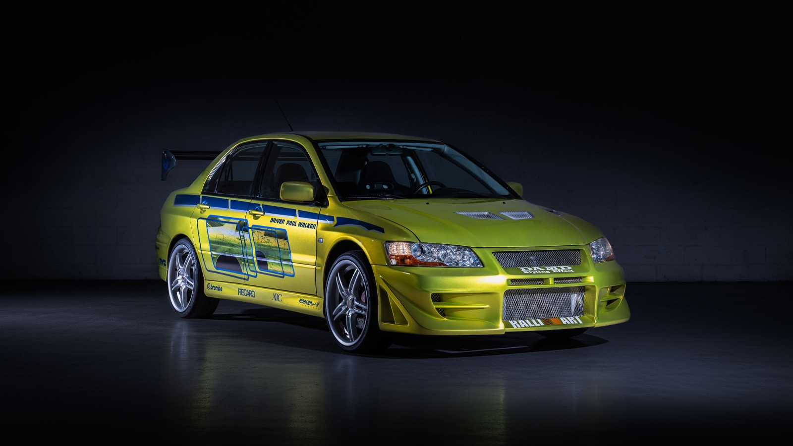 PHOTOS La Mitsubishi Lancer Evo VII de Paul Walker dans