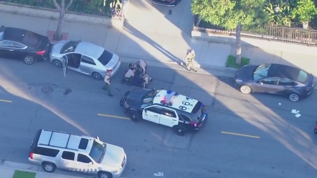 Alleged reckless DUI driver in LA County taken into custody after brief ...