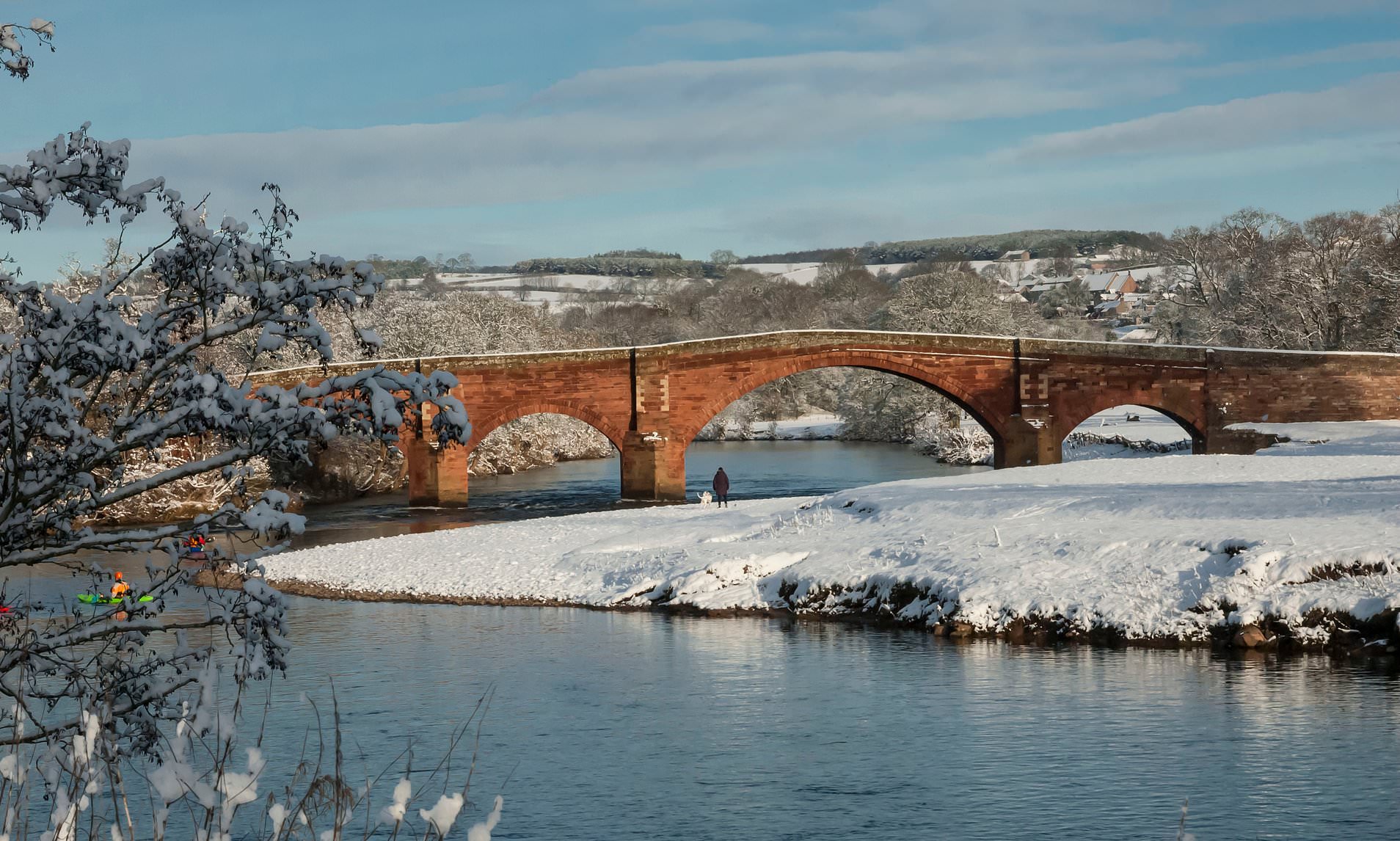 Where you are most likely to see snow this Christmas - and the cosy ...