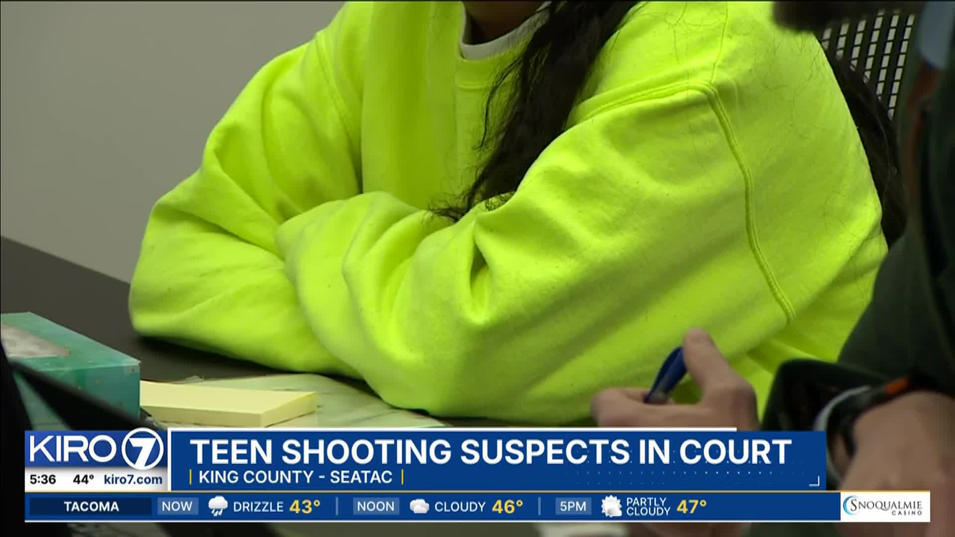 Teen shooting suspects appear in Seattle court