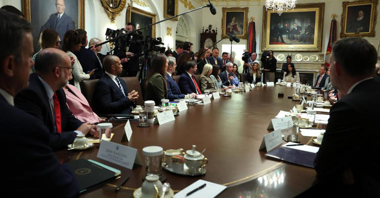 Watch live: Trump holds first Cabinet meeting since start of Iran war