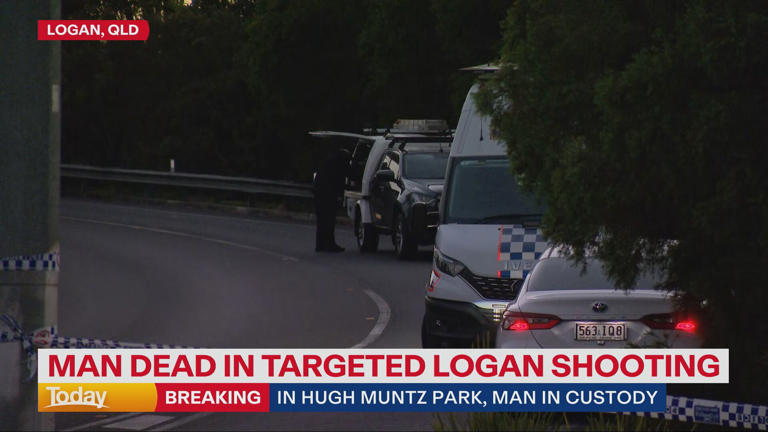 Man hiding underwater arrested after fatal Queensland shooting