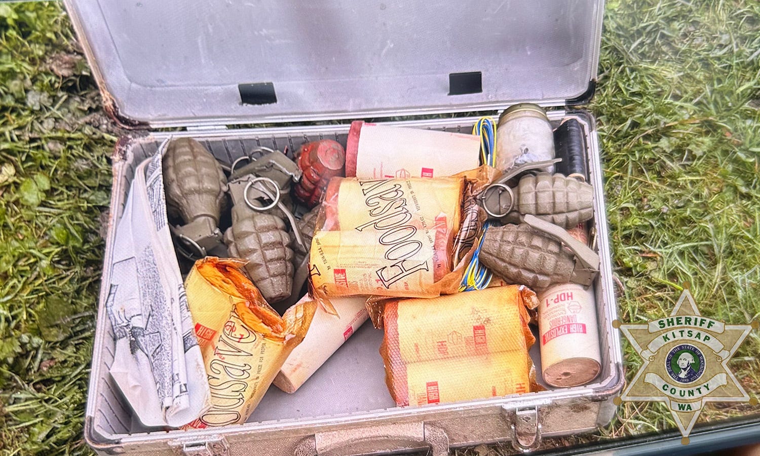 Grenades, other explosives discovered during Olalla construction