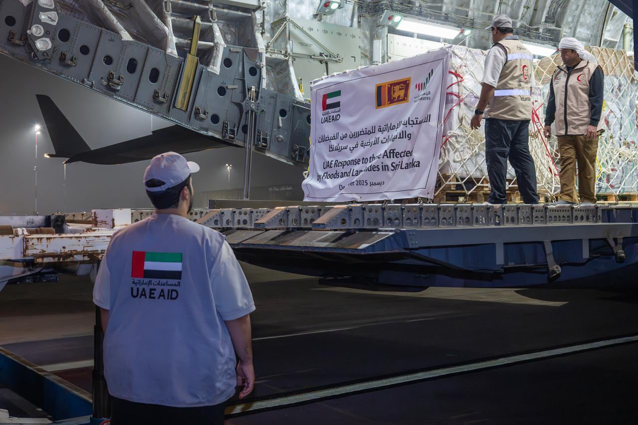 UAE sends rescue teams and 20 tonnes of aid to support Sri Lanka after ...