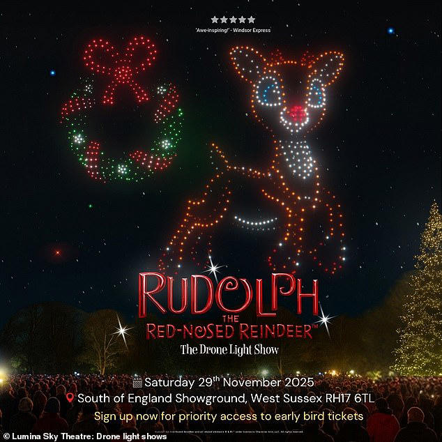 Christmas drone show is branded a 'complete con' by furious families