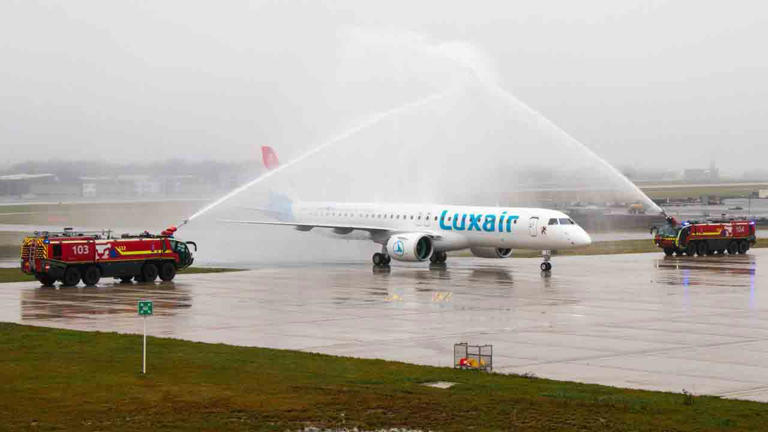 Luxair receives its first Embraer E195-E2 and begins fleet renewal