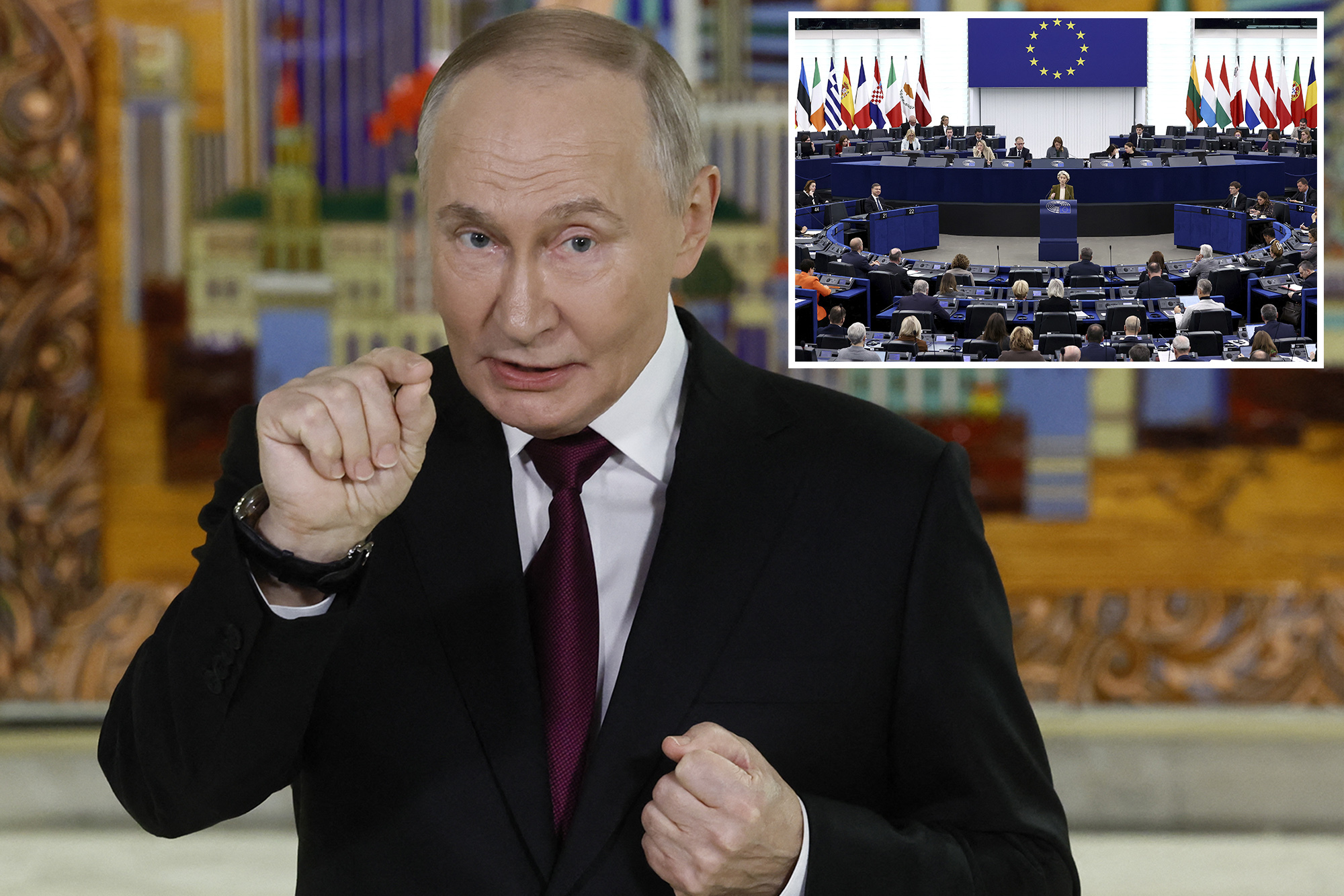 Vladimir Putin says he’s ready to go to war with Europe, griping that ...