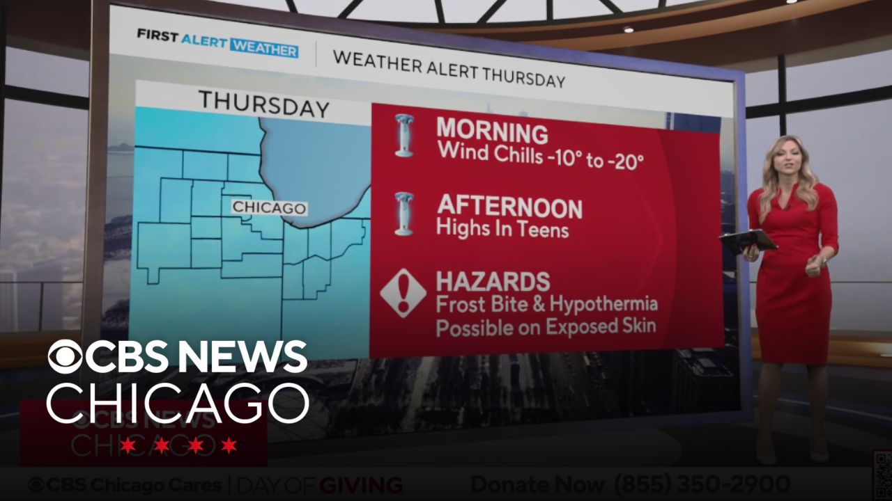 Dangerous cold coming Thursday in Chicago