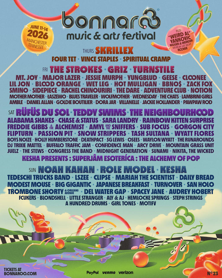 Tickets go on sale for 2026 Bonnaroo festival