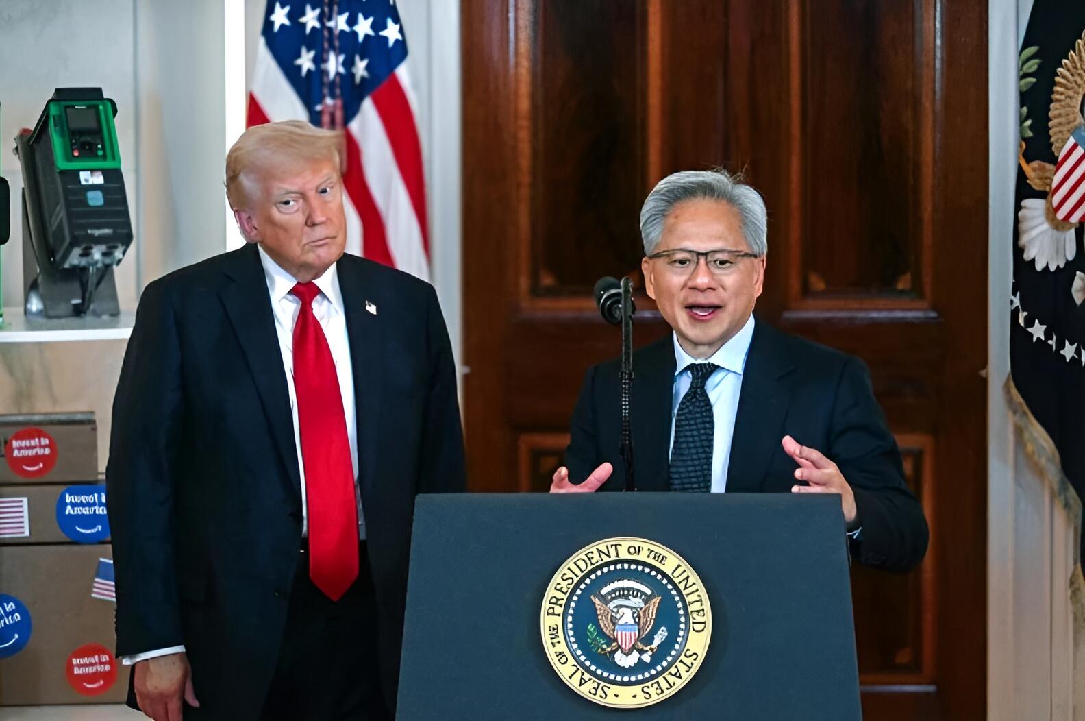 Nvidia stock jumps as Trump approves H200 AI chip sales to China with ...