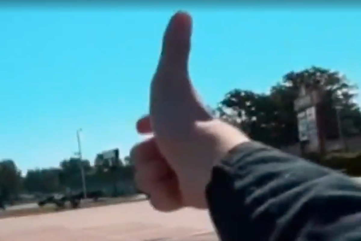 Man who made finger gun sign outside school facing ten years in prison