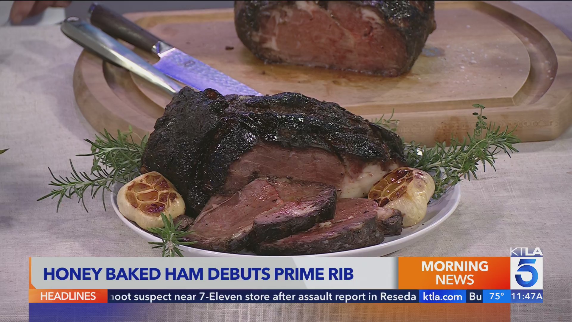 The HoneyBaked Ham debuts prime rib