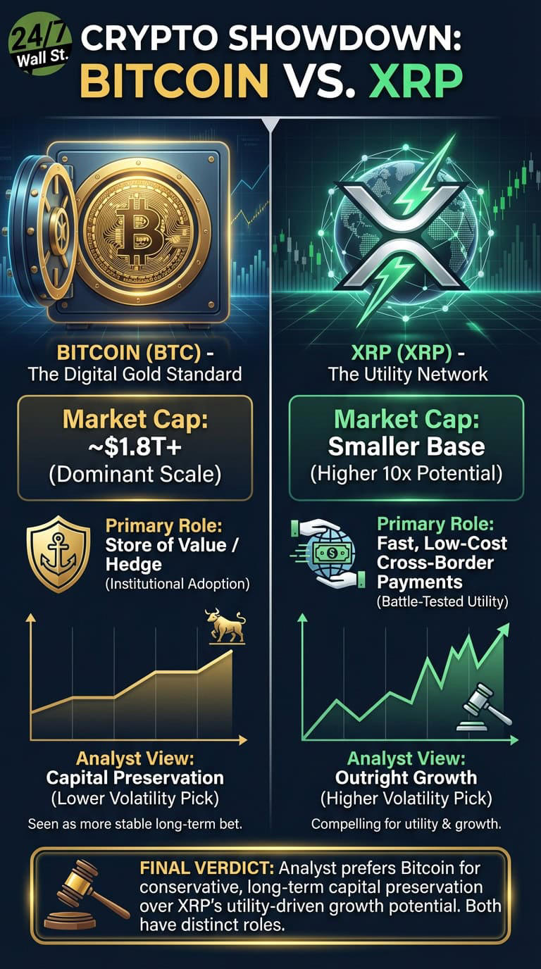 Bitcoin vs. XRP Which is the better longterm bet right now?