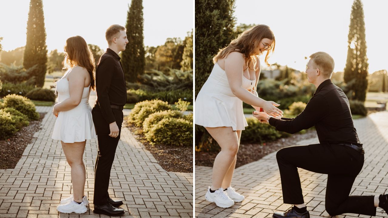 Photographer captures surprise proposal from the perspective of a stranger