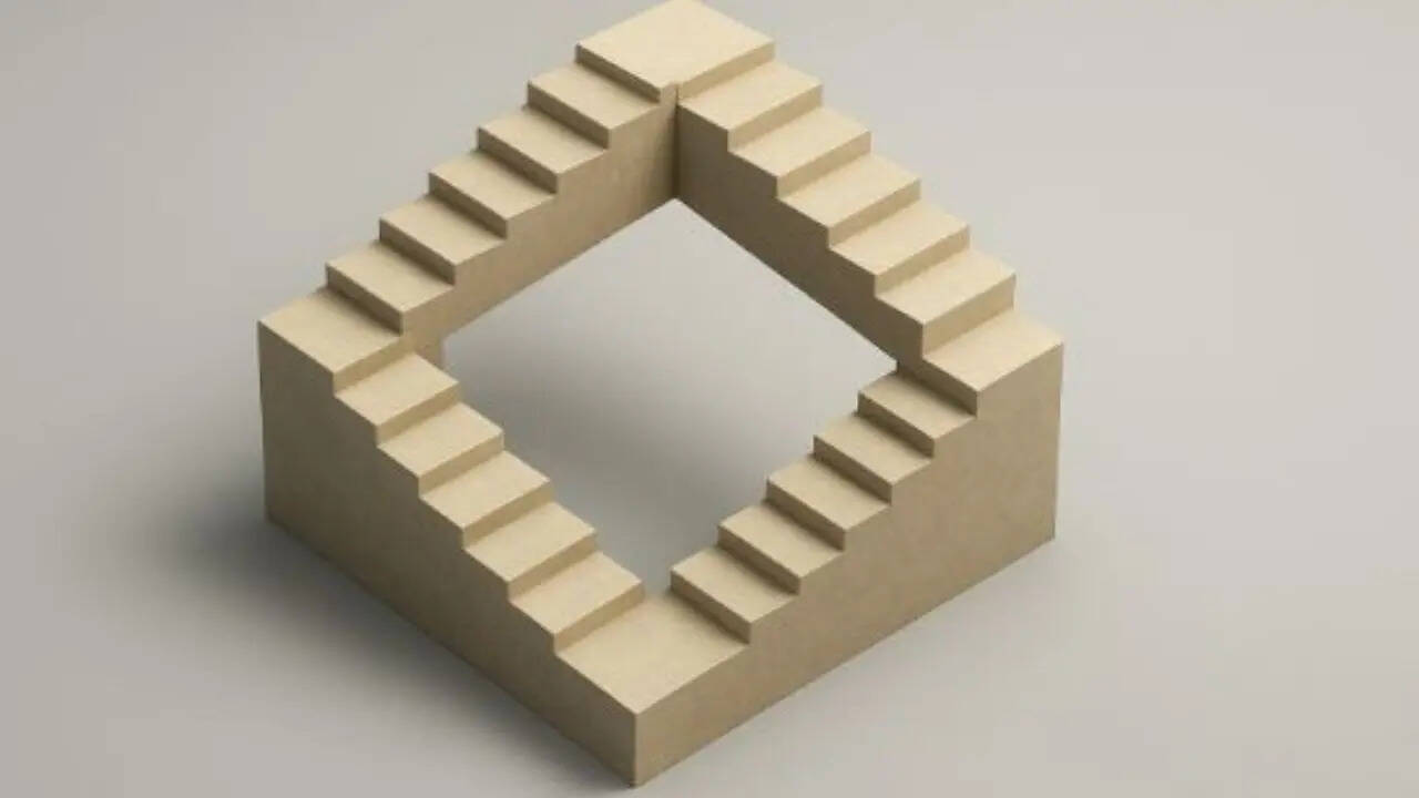 Optical illusion: This Escher loop mirage tricks your brain; you think ...