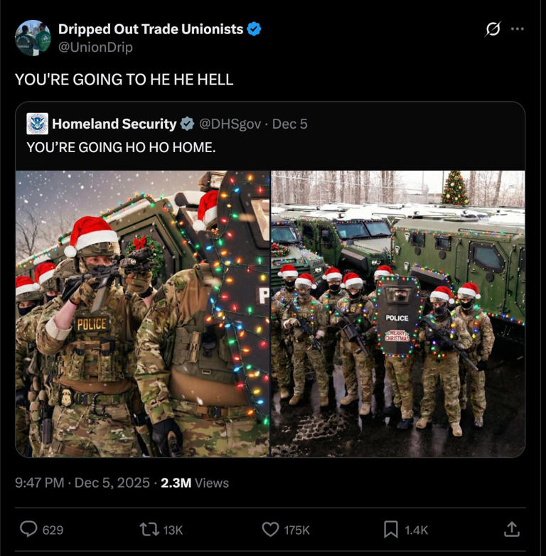 This critical riff on the original post generated 175,000 likes. / X