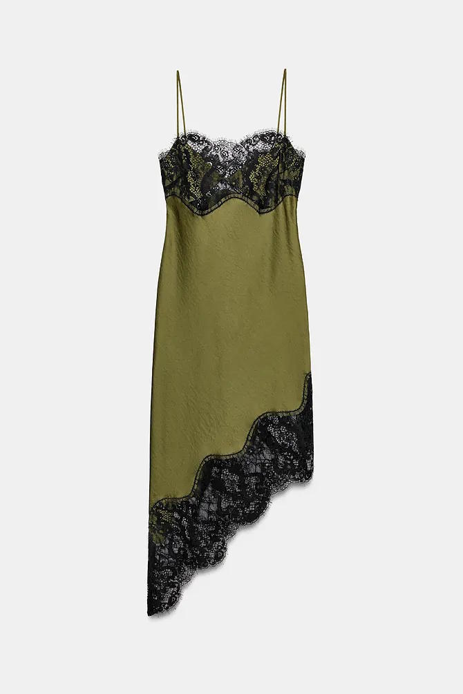 chinese dress ladies ZARA. Lace midi dress T.xs – Hibuy market main image 0
