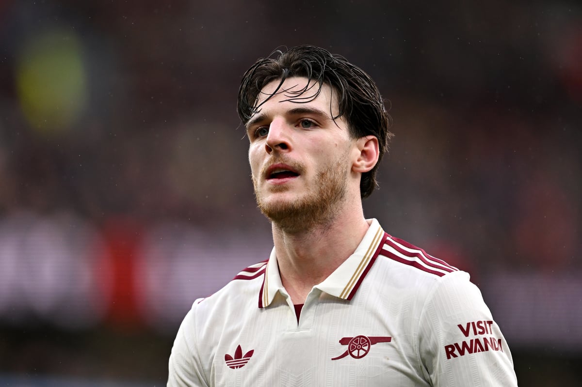 Rice fitness scare as key Arsenal trio miss training before Brugge