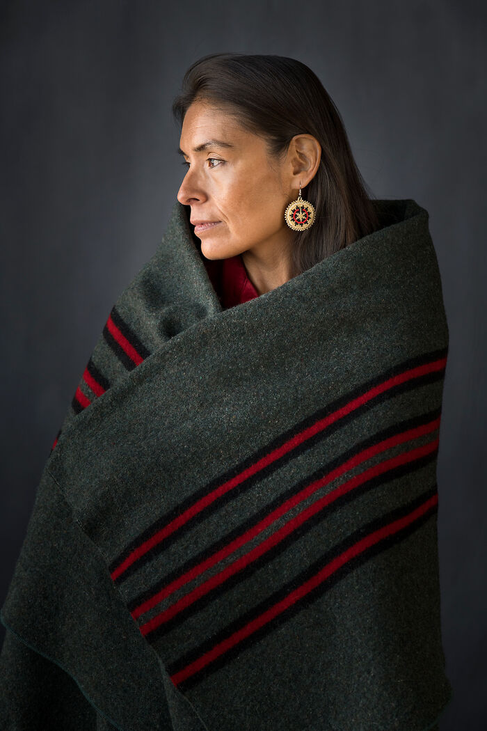 16 authentic portraits of Native Americans posing in traditional regalia