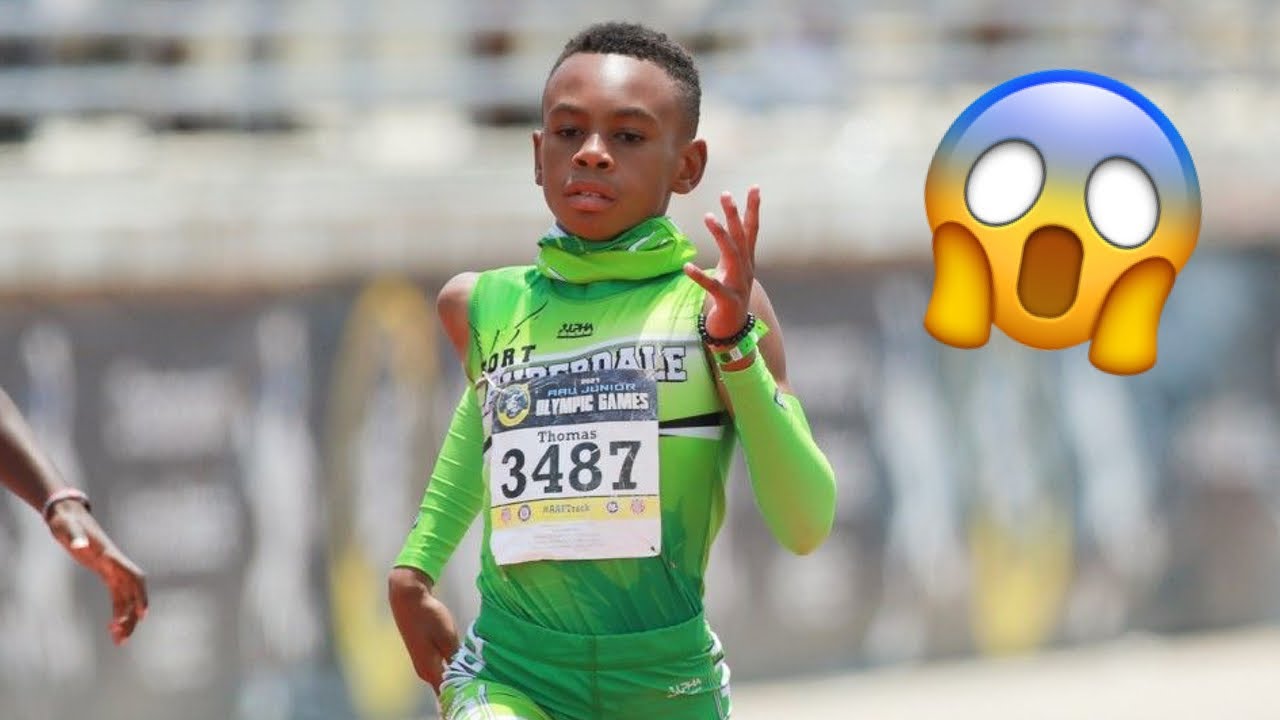 I just saw the fastest 10-year-old ever! 🏃‍♂️