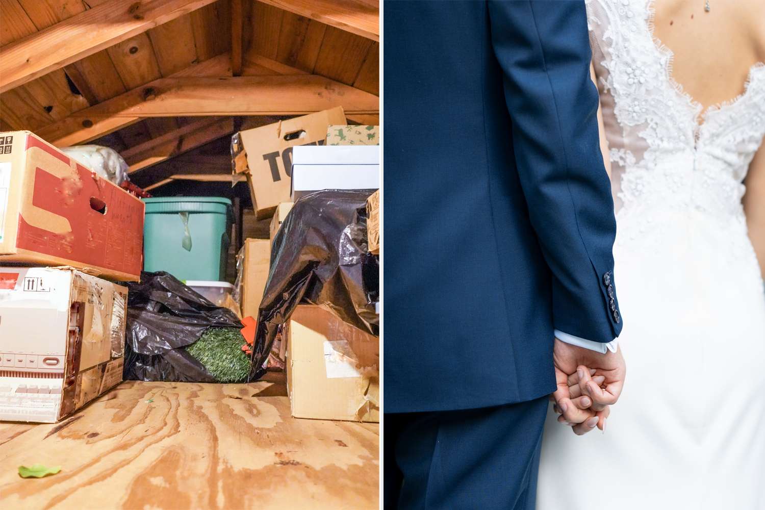 Bride buys new house and finds something unexpected for her wedding
